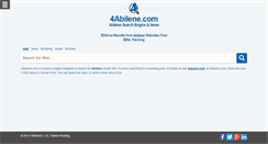 Desktop Screenshot of 4abilene.com